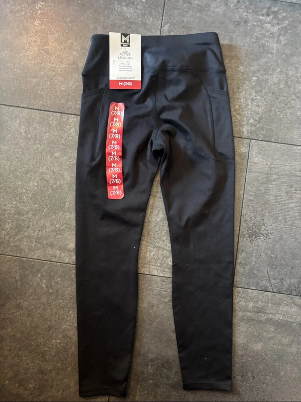 Black High-Waist Pocket Leggings